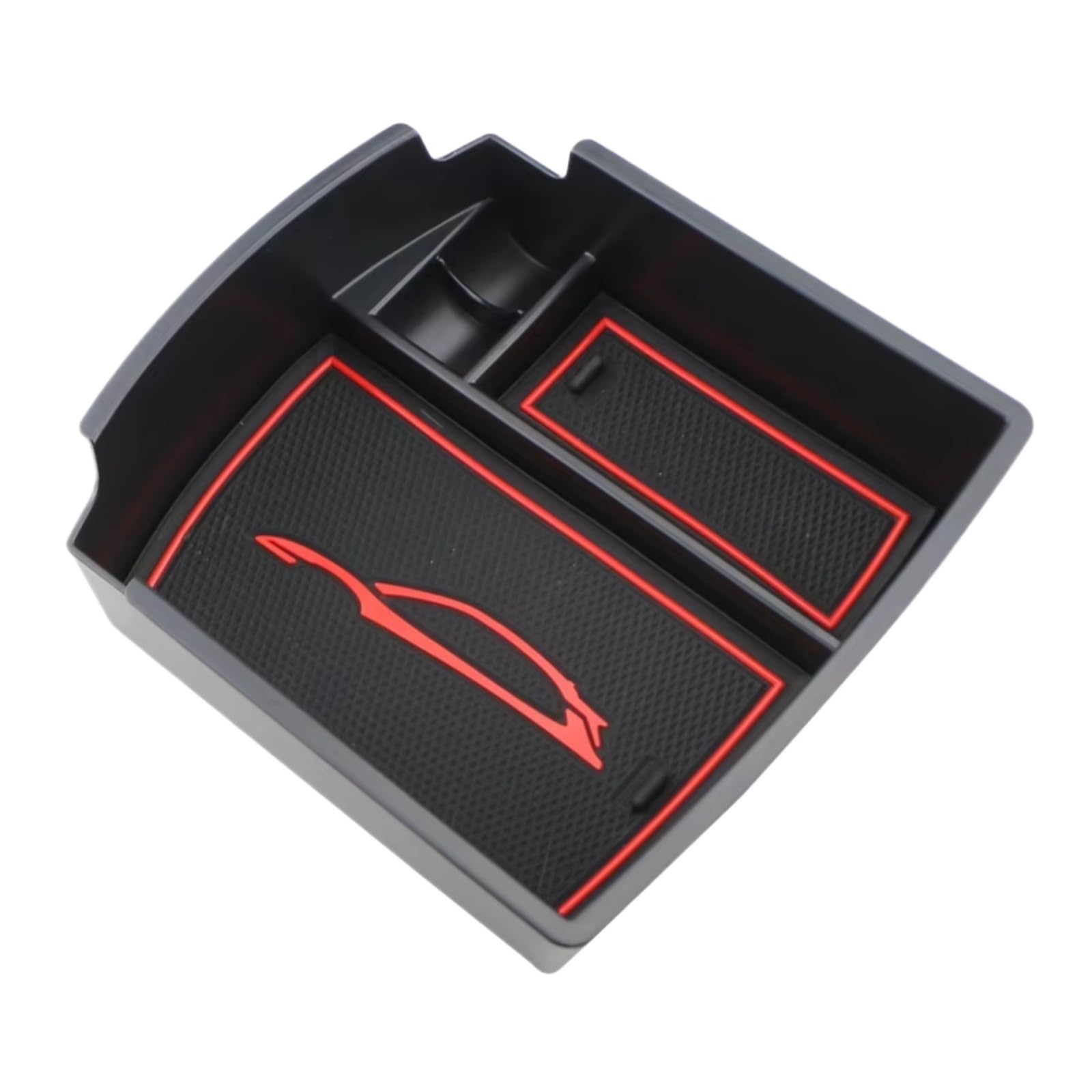 YBVFCDE Armrest Organizer Tray Compatible With Hyundai For Kona 2017 2018 2019 2020 2021 Car Arm Rest Stowing Trays Container Organizer Accessories