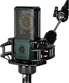 Lewitt LCT 440 Pure - VIDA Limited Edition Single-Pattern 1" XLR Unidirectional Large Diaphragm Professional Studio Condenser Microphone for Vocals and Instruments
