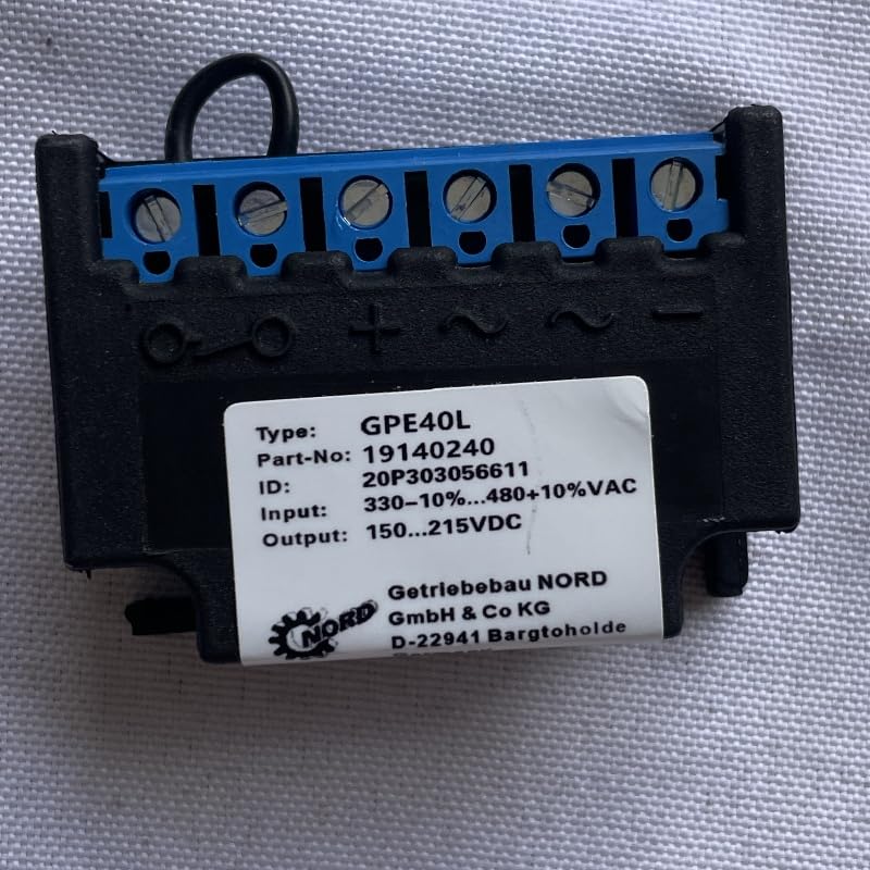 PARREN GPE40L 19140240 Motor Brake Rectifier Rectifier Device Rectifier Block
