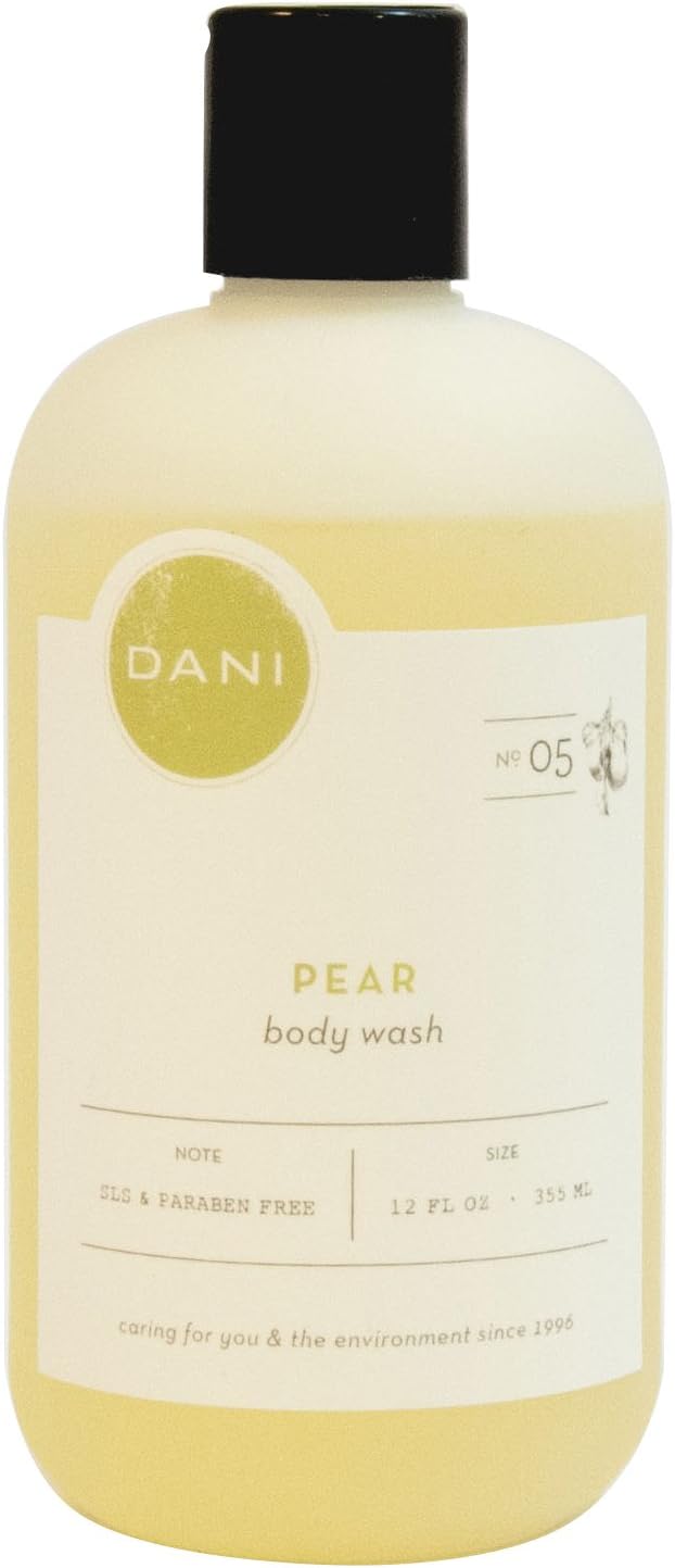 DANI All Natural Body Wash, Pear, 12oz