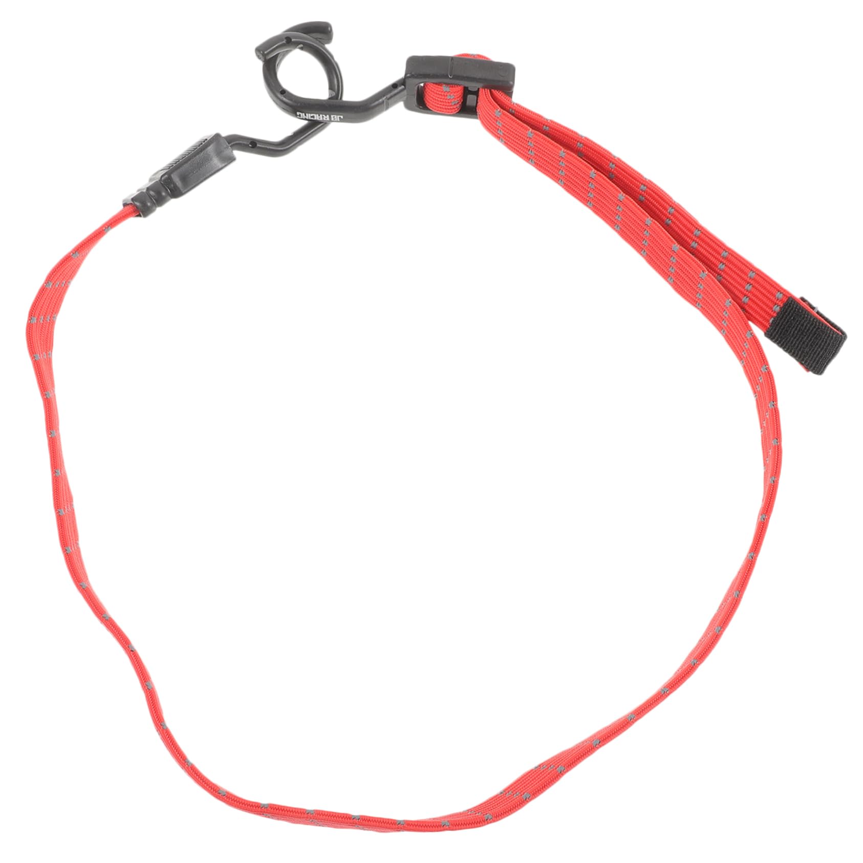 BESPORTBLE Corde élastique extérieure remorquer Sandow de Fixation de Bagage Ceintures de sécurité Cordons élastiques en Plein air Sangles élastiques Métal Rouge