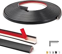 Vista 13 de Art3d Borde de esquina de vinilo exterior de 20 pies para despegar y pegar para bordes de azulejos y paredes, decoración de muebles, cereza