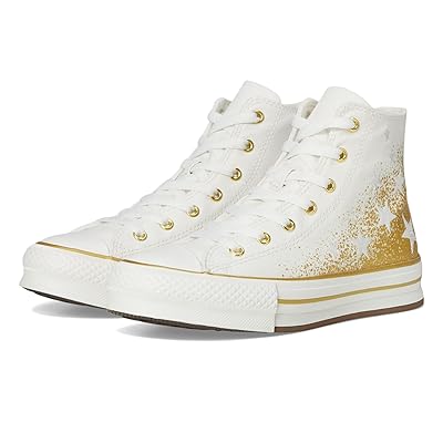 Converse Kids Chuck Taylor All Star Eva Lift (Big Kid) Kids Shoes Vintage White/Gold