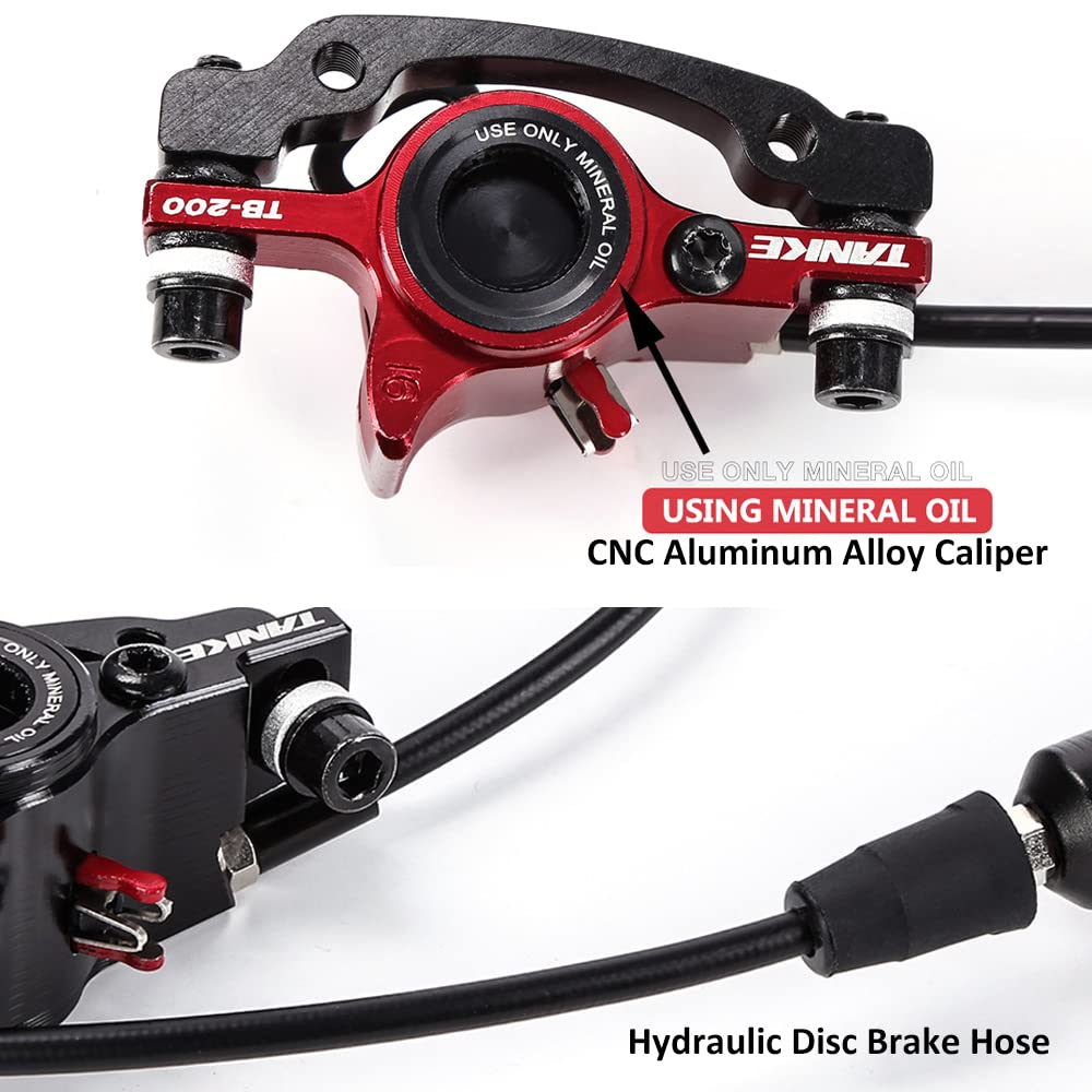 Hydrauliczne hamulce tarczowe do roweru, z przodu, z tyłu, zestaw zacisków hamulcowych do Mounta, lewa, prawa, dźwignia hamulca z wirnikiem tarczowym 160 mm