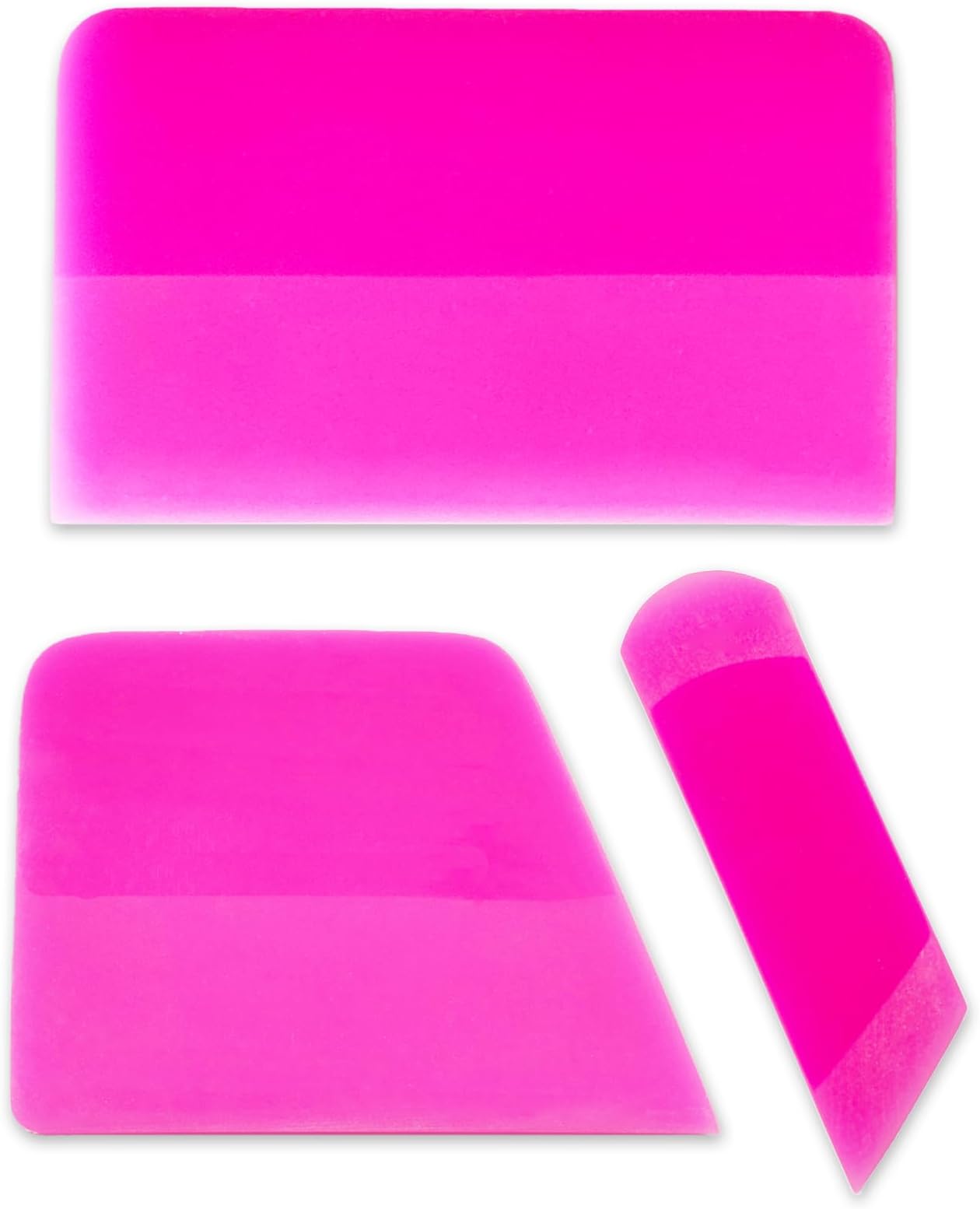 PPF Tools 3 in 1 Soft TPU PPF Squeegee Kit Anti-Scratch Tint Squeegee for Paint Protection Film Application