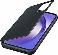 Vista 7 de Samsung Funda para teléfono Galaxy A54 5G S-View, funda protectora con ranura para tarjeta, ventana de visualización con toque de dedo, versión