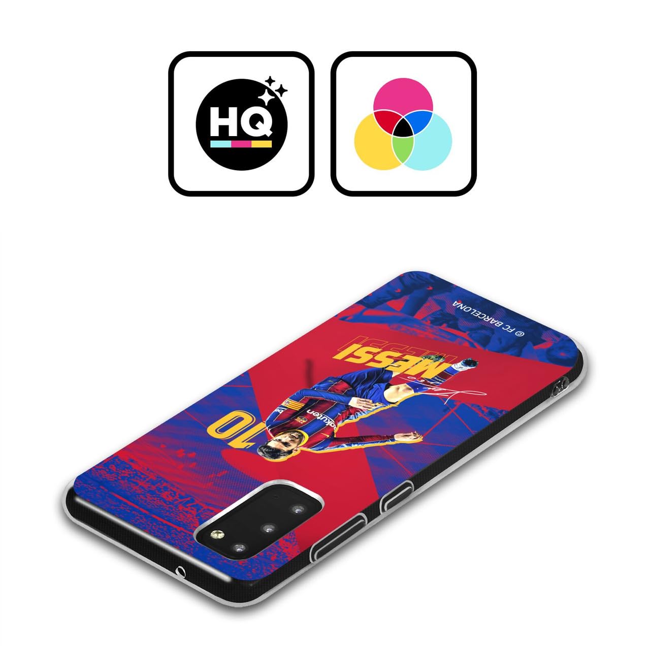 Head Case Designs Carcasa de gel suave con licencia oficial del FC Barcelona Lionel Messi 2020/21 First Team Group 1 compatible con Samsung Galaxy A16 5G