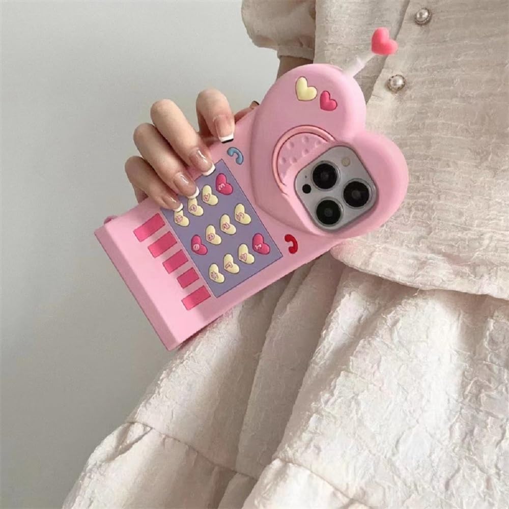 Tqswdmb Linda capa retrô clássica em formato de celular para