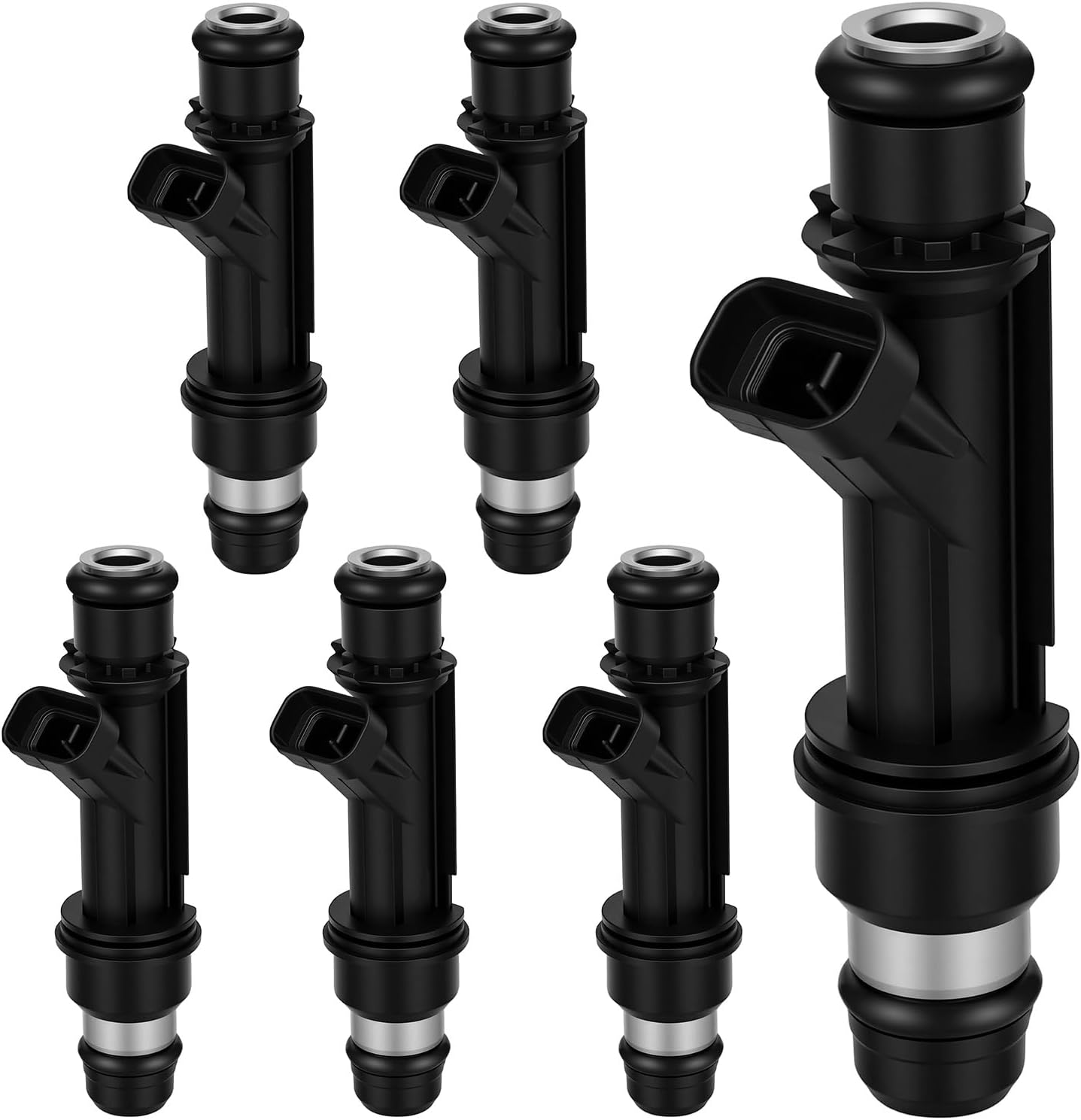 2000-2005 6Pcs Fuel Injectors Compatible for Chevy Impala 00-05 Malibu Monte Carlo,for Buick Century 3.1L, for Pontiac Grand Prix 3.1L,Montana Grand Am 3.4L Replace 25323971