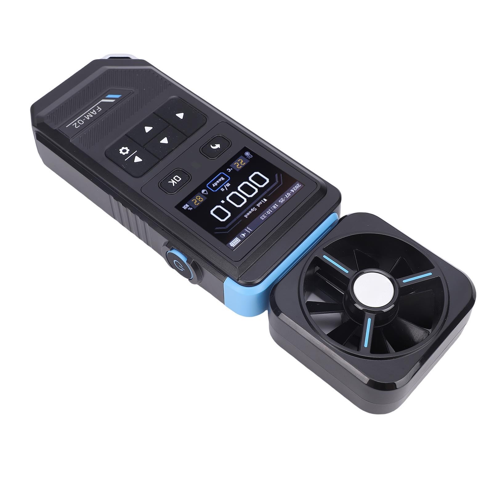 Hyuduo Hand-Anemometer, Tragbares Digitales Windmesser-Gerät mit