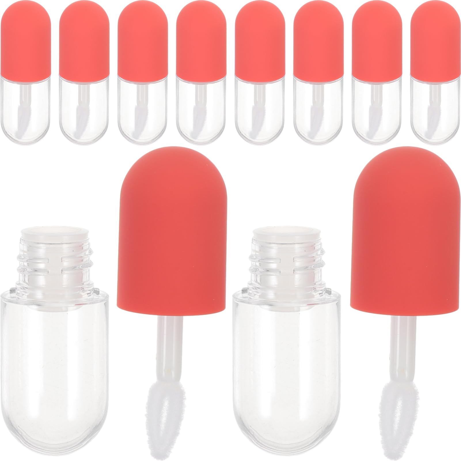 30stücke Lipgloss Tube Leere Lippenbalsam Flasche Für Kosmetik Mattes Design Mit Innenverschluss Für Anfänger Und Tägliche Anwendung