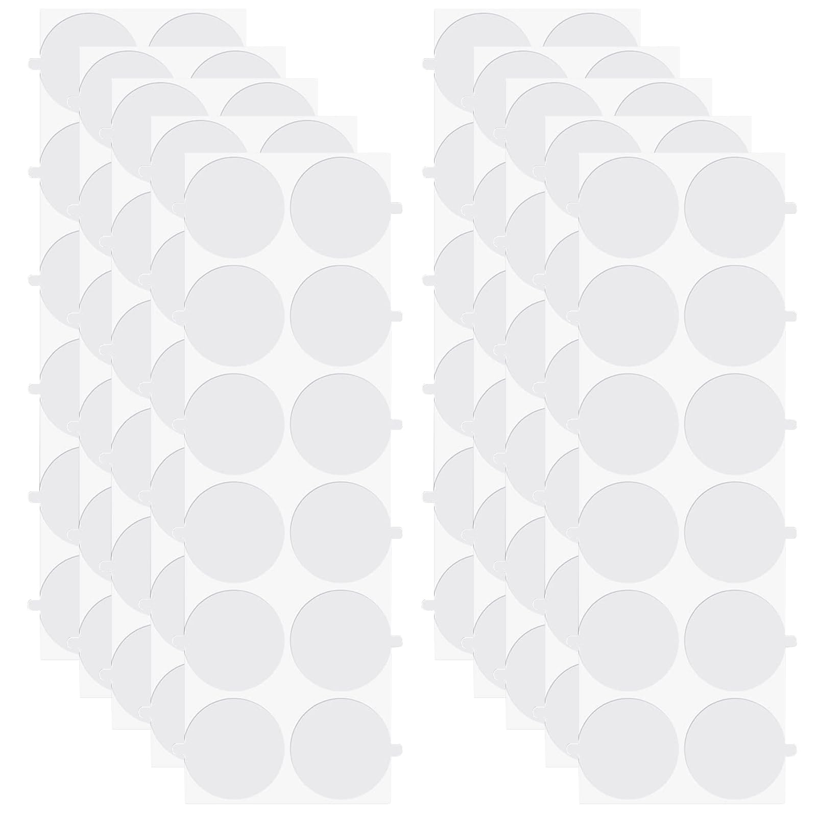 300piezas Pegatinas de Sello de Cera, Puntos Adhesivos Doble Cara, Pegatinas Redondas de Doble Cara, Pegatinas Cara para Encerado Adhesivo Epoxy Resina UV Manualidades(25mm)