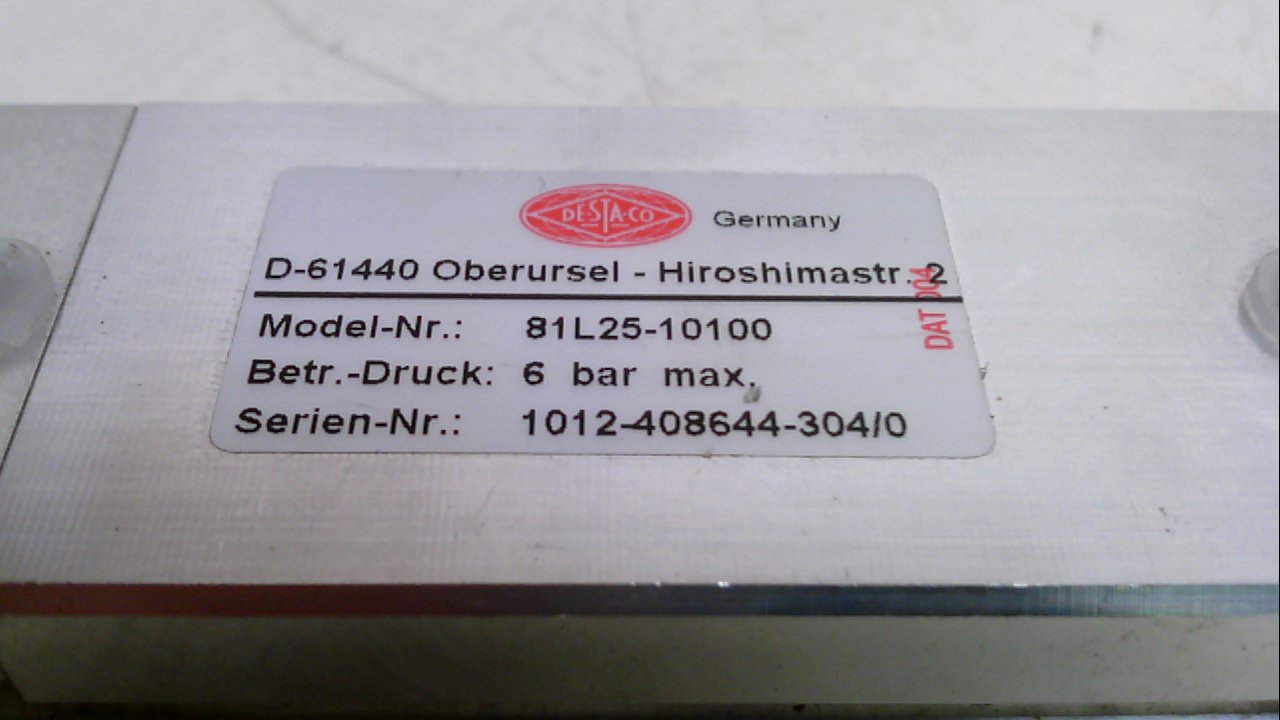 Pneumatic Clamp, 81L12, 120 Deg, 221 In-Lbs