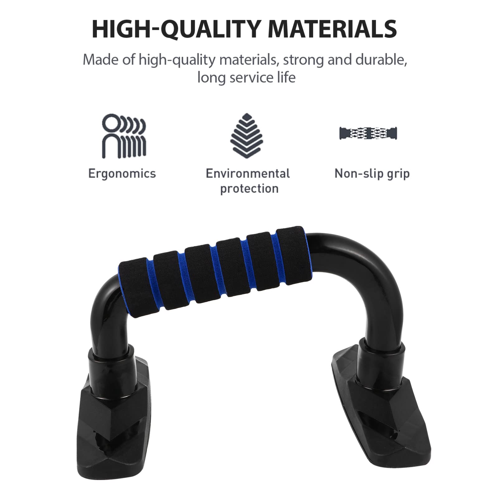 GOOHOCHY 2pcs Push-up Stand Portable Push-up Frame for Arm Strength Training Home Workout Equipment Grip Bar for Upper Body Fitness