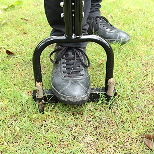 Gardzen Plug Aeration, Hand Hollow Tine Lawn Aerator, Heavy Duty Aerator for Compacted Soils and Lawns, 35