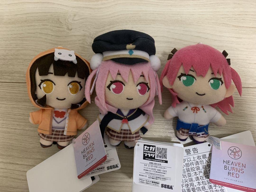 Heaven Burns Red Moreplus Mascot Set of 3 Hobby Goods