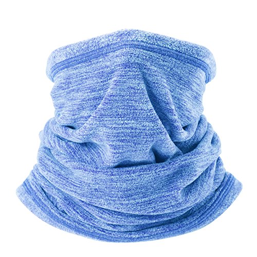WTACTFUL Soft Fleece Neck Gaiter Neck Warmer Face Mask Balaclava Cover for Cold