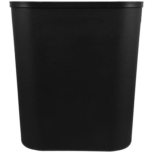 LIFKOME Botes de plástico para decoración de oficina, con tapa, decoración de flores, cesta de basura para habitación de los niños, cubo de basura