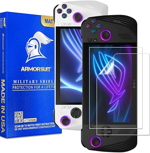 ArmorSuit Paquete de 2 protectores de pantalla antirreflejos para ASUS ROG Ally X de 7 pulgadas (2024) / ROG Ally de 7 pulgadas (2023) cobertura
