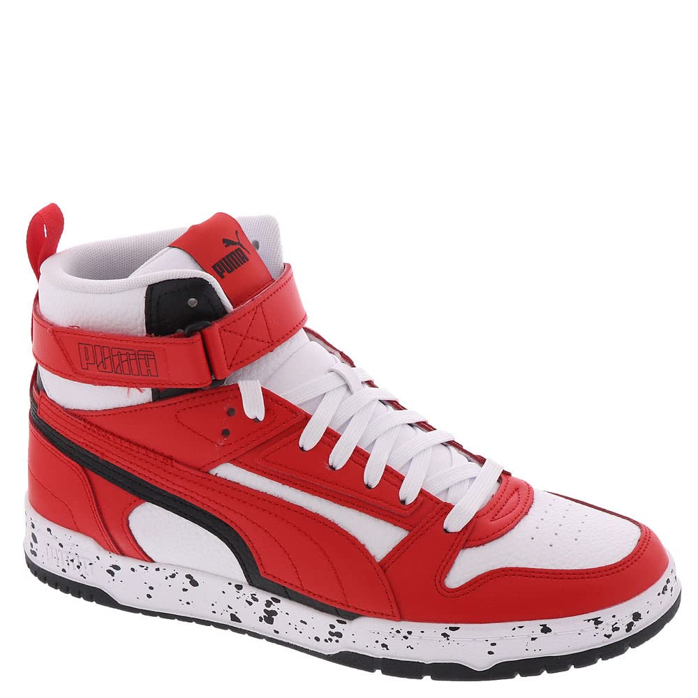 PUMA RBD Varsity Patch Mens Basketball 105 DM US High Risk RedWhiteBlack