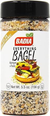 Badia Seasoning Combo Pack LEMON PEPPER 184.3g & EVERYTHING BAGEL 156g | Twin Pack | Gluten Free | Each One | USE on Everything !