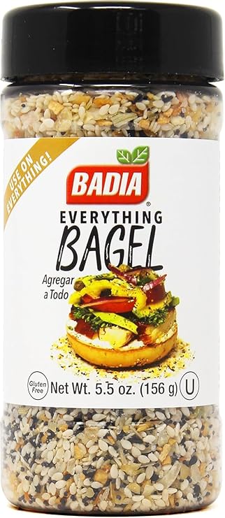 Badia Seasoning Combo Pack LEMON PEPPER 184.3g & EVERYTHING BAGEL 156g | Twin Pack | Gluten Free | Each One | USE on Everything !