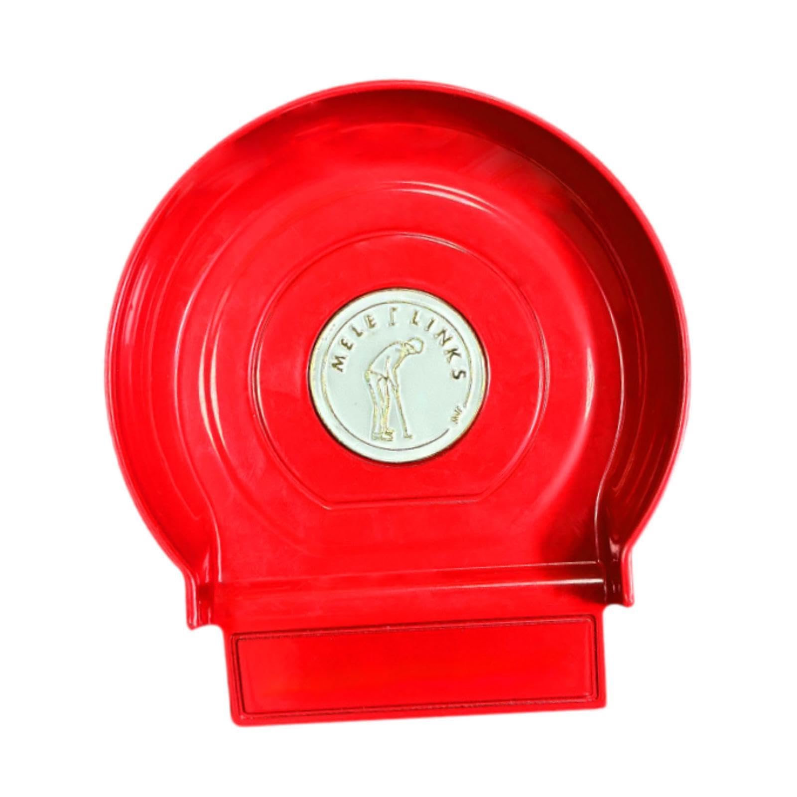 QSTDGVPW Golf Putting Cup Practice Cup Portable Golf Hole Training Aid Putting Trainer for Office Yard Outdoor Beginner Men Women, Red