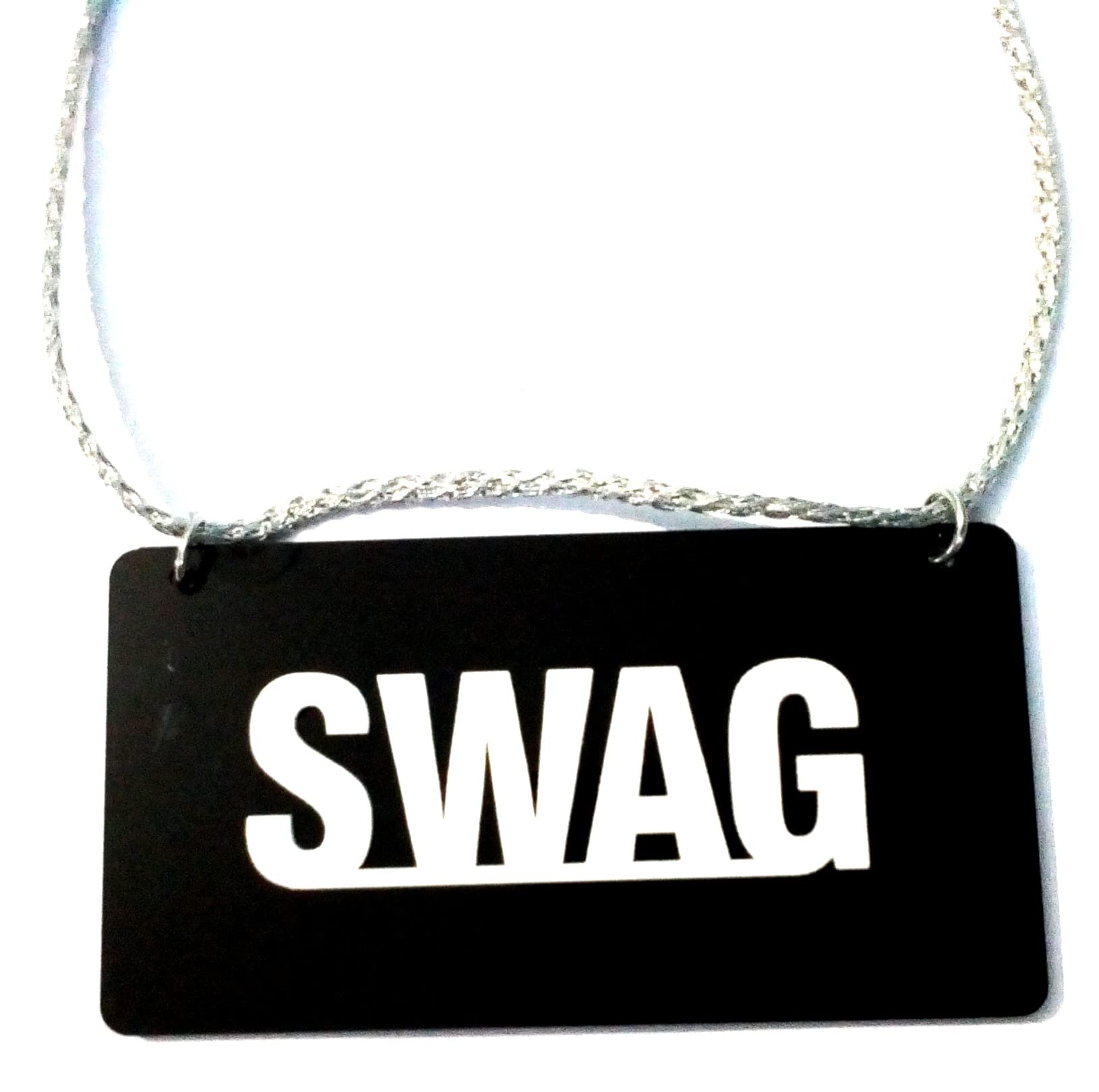Both Side Swag Car Hanging Rear Material-Acrylic Color-Black-image-33