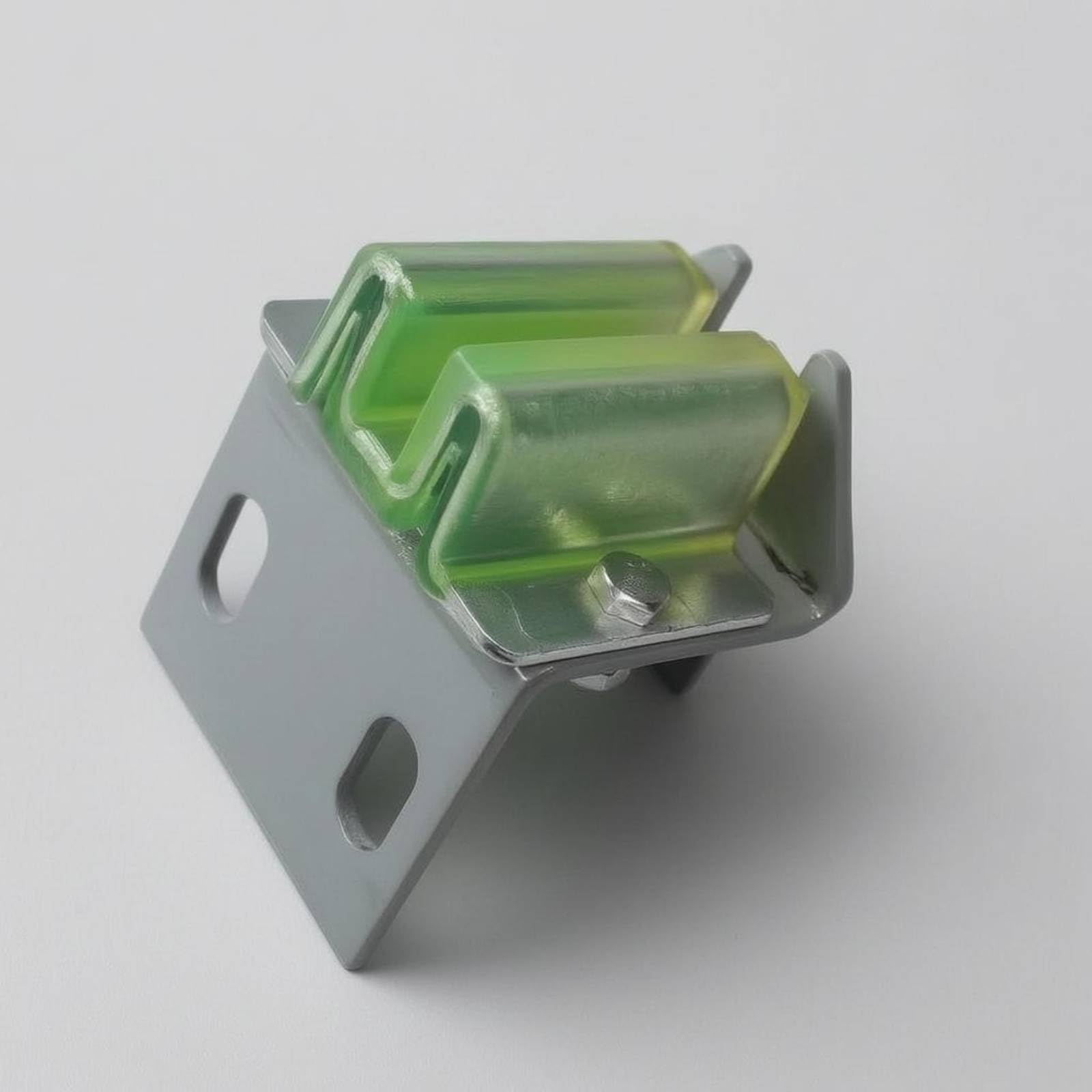 Ensemble Guide-Rail WM Translucide Patin Guidage à Équerre Compact Pièce Industrielle, 16mm, Entraxe 70mm Trou Oblong
