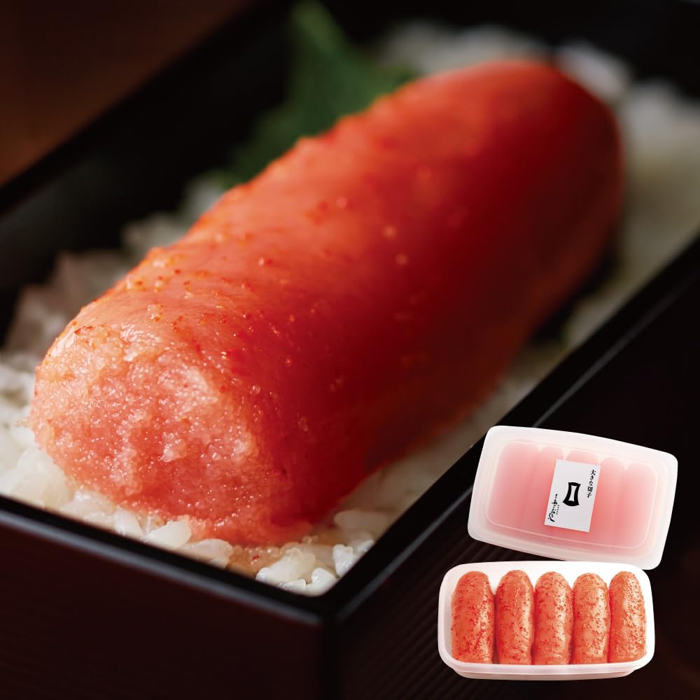 博多あごおとし 辛子明太子 大きな切れ子 博多まるきた水産 着色料不使用 ご家庭用