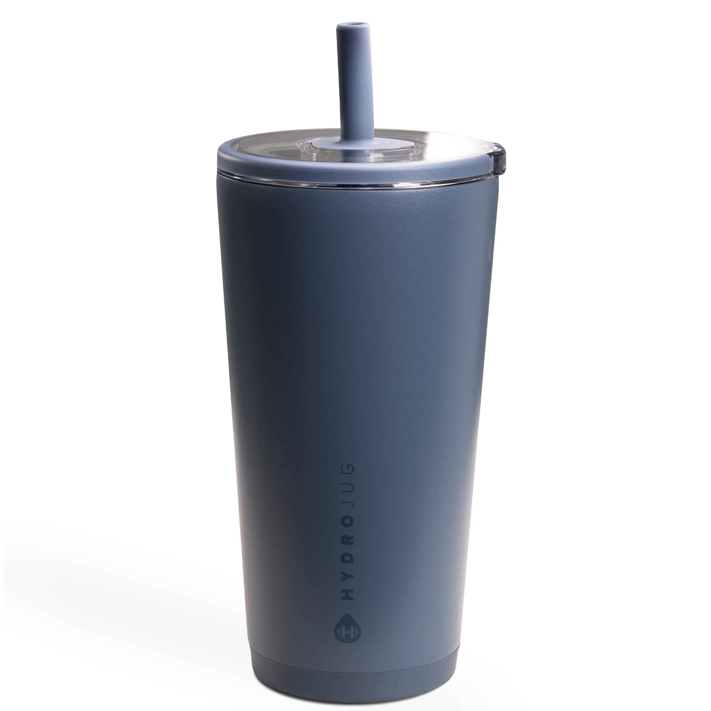 HydroJug Everyday Tumbler 20 oz – Ceramic-Lined Insulated Tumbler with Straw and Soft-Touch Lid, Cup Holder Friendly, Double-Wall Vacuum Insulation, Reusable Travel Cup – Cascade