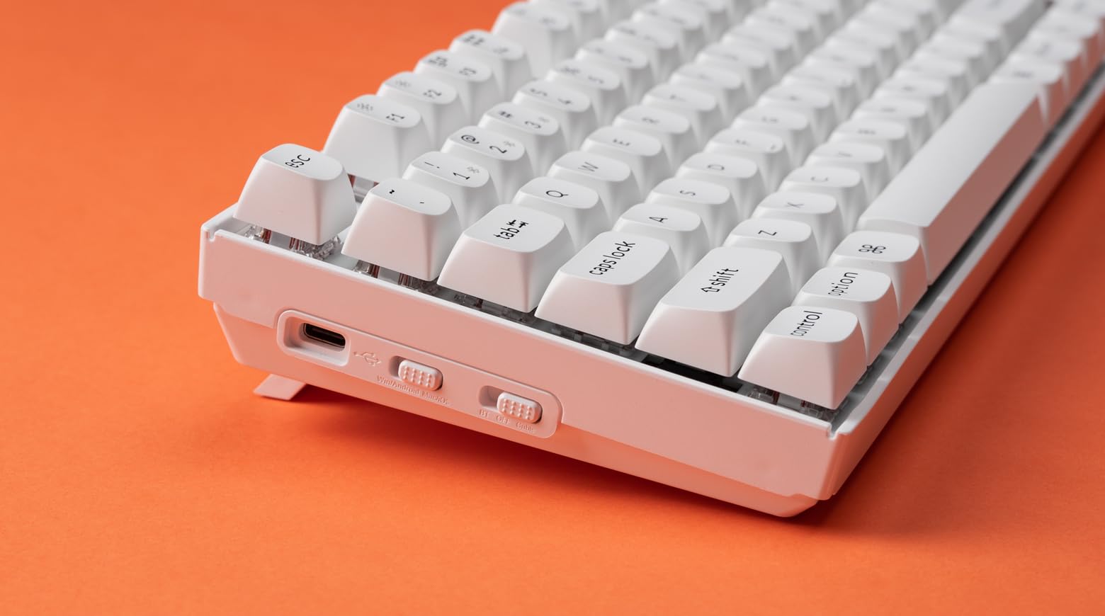 Keychron K8 Pro Wireless Mechanical Keyboard White, Hot-Swappable