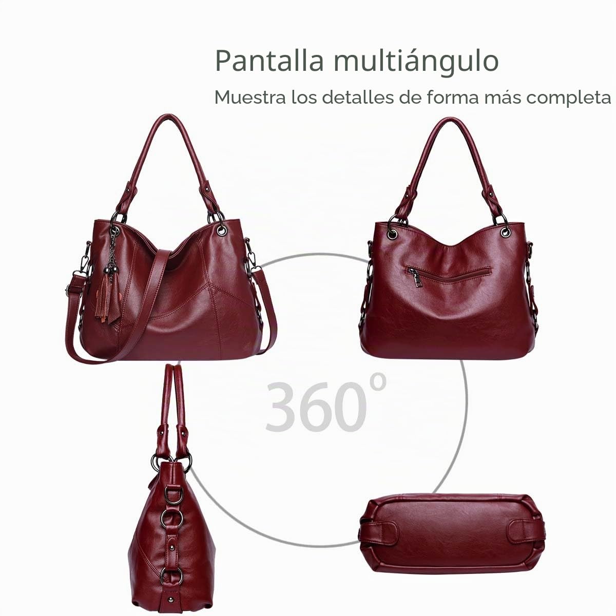NICOLE & DORIS Fashion Woman Shoulder Bag Ladies Tote Shopper Bags Large Handabg Soft PU Leather Crossbody Bag