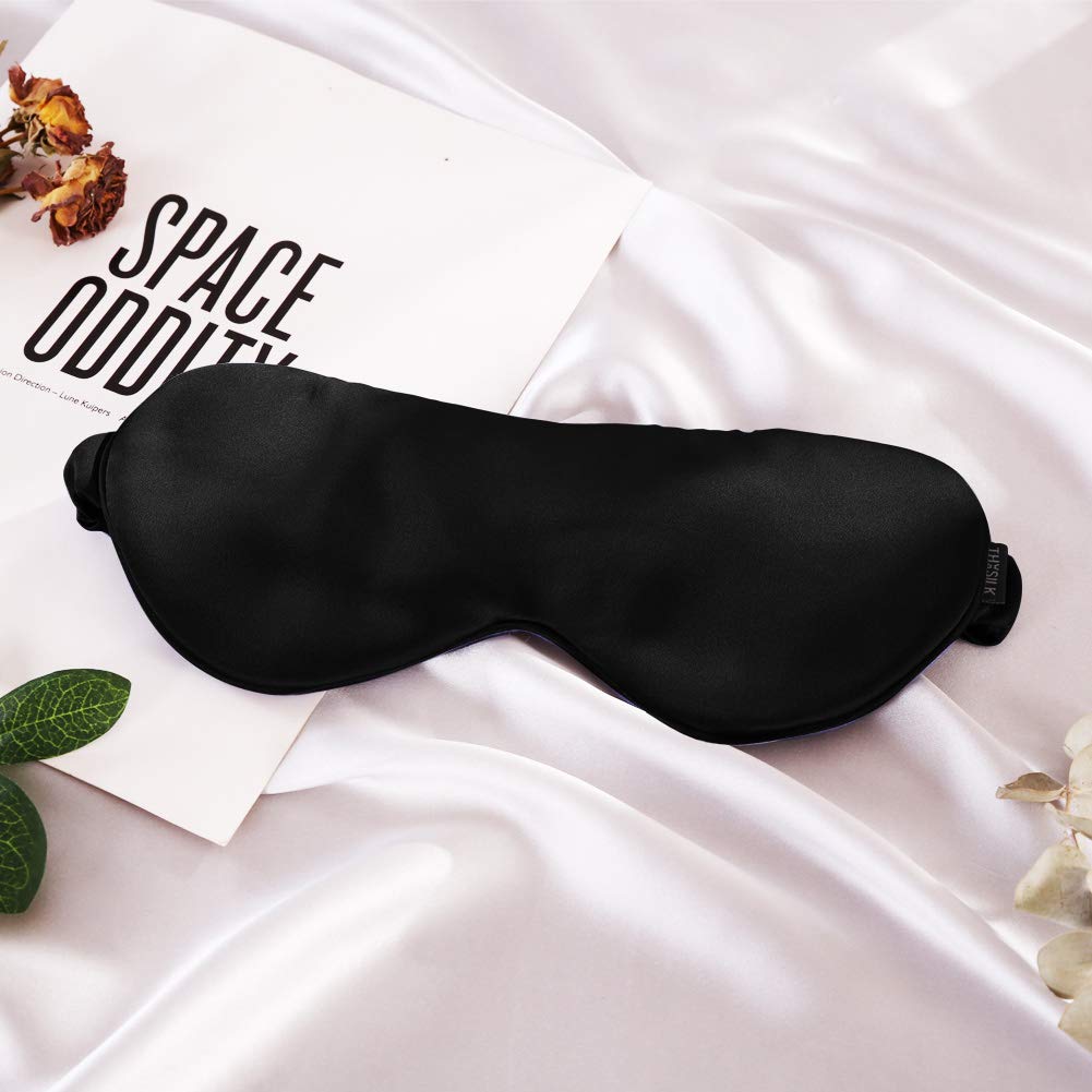THXSILK Augenmaske Schlafmaske Seide 22 Momme - Schlafbrille