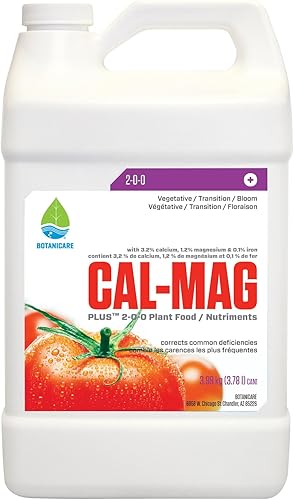 Miniatura 1 de Botanicare Cal-Mag Plus, Calcio, Magnesio y Suplemento de Planta de Hierro, 2-0-0, 2.5 gal.