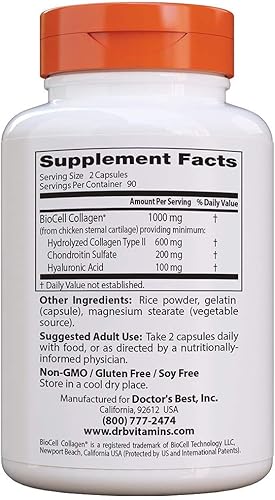 Miniatura 2 de Doctor s Best mejor ácido hialurónico con Chondroitin Sulfato DRB-00228 1 1