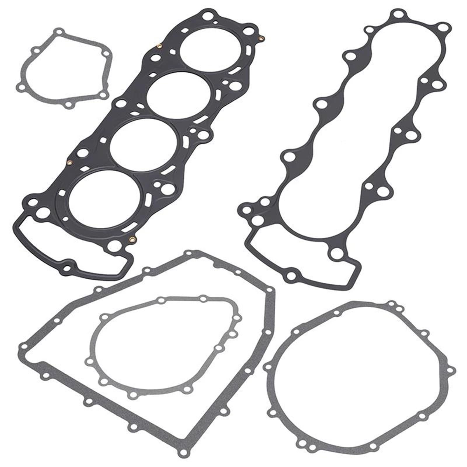 junta de papel de caucho Juego Juntas Culata Para Motocicleta Para Para Ninja Para ZX-6R Para ZX636 2005-2006 11004-0027 11061-0041