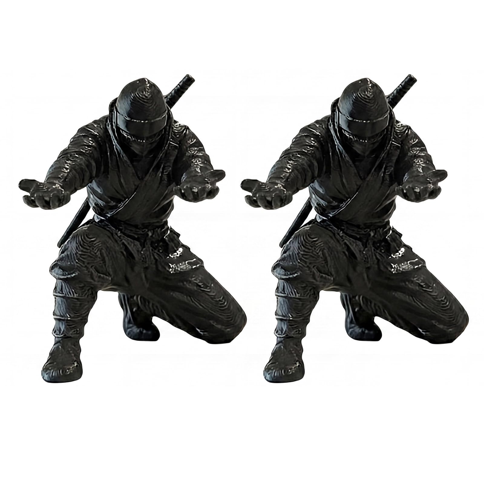 Introti Creative Fun Desktop Decor 3D Printed Ninja Pen Holder Desk Organizer Desk Pen Stand Organizer for Office Home Decor