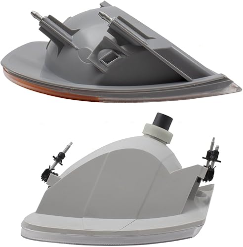 Miniatura 4 de Brock Aftermarket - Juego de 4 piezas de faros delanteros y luces de señal para el conductor izquierdo del pasajero izquierdo del pasajero,