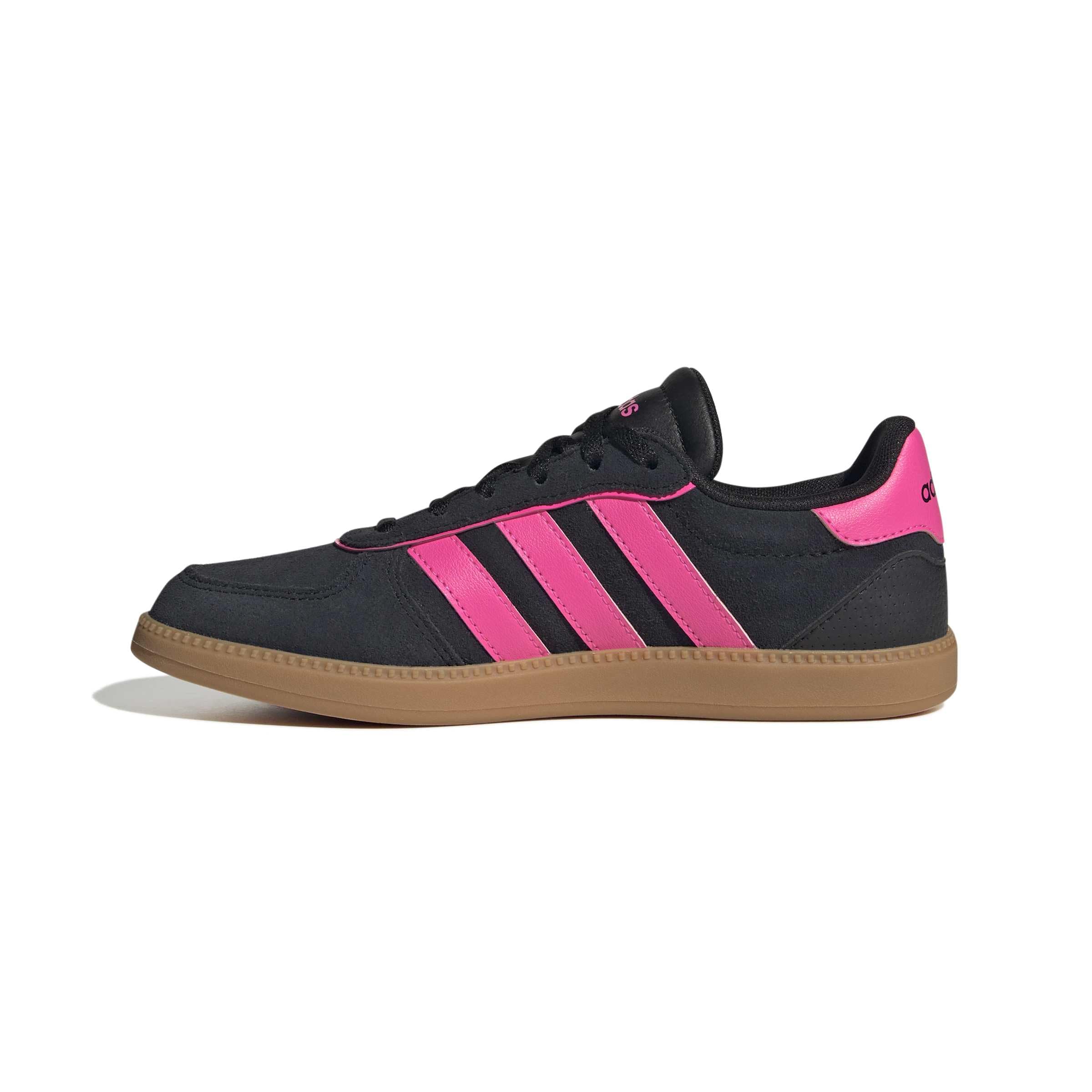 adidas Unisex Kids Breaknet Sleek Junior Shoes, core Black/Lucid Pink/core Black, 3.5 UK