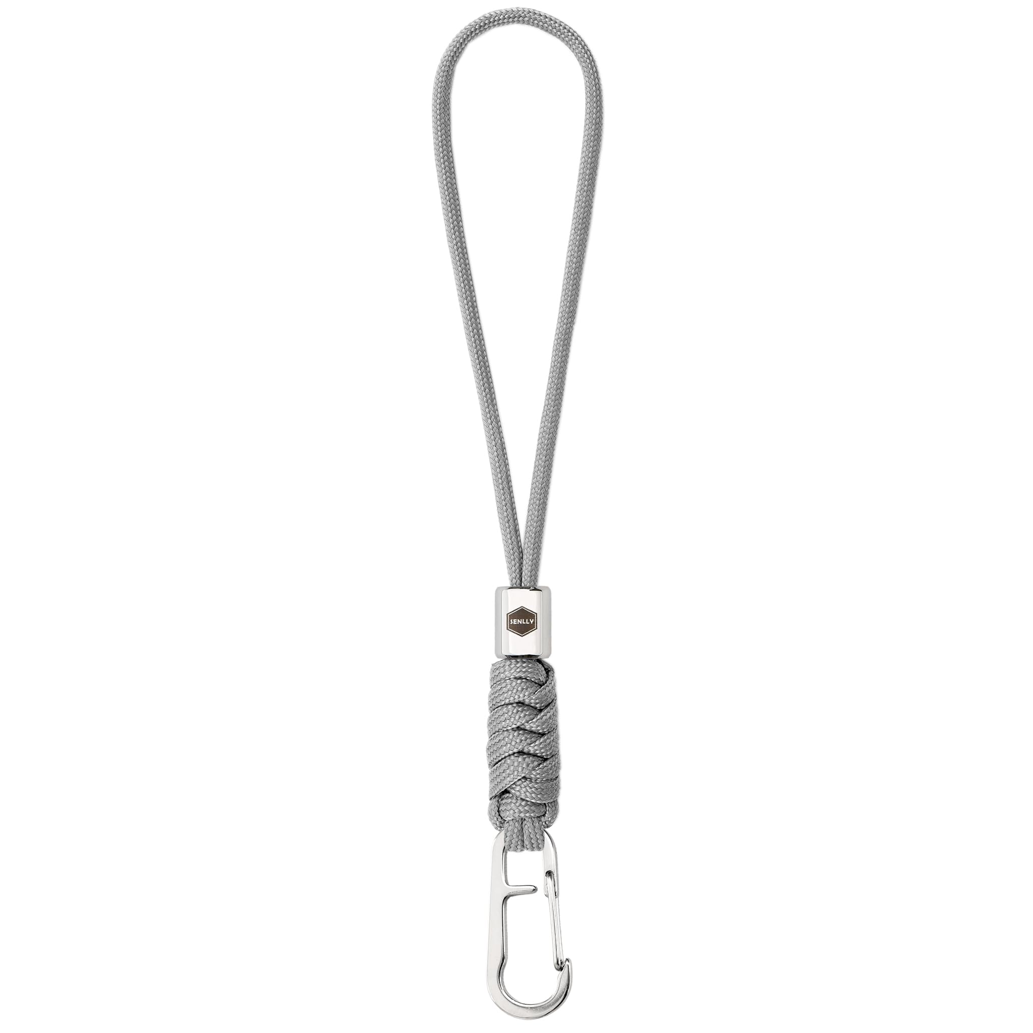 SENLLY Wristlet Keychain Lanyard for Keys, Cell Phone, Wallet, Paracord Braided Design with Stainless Steel Hardware