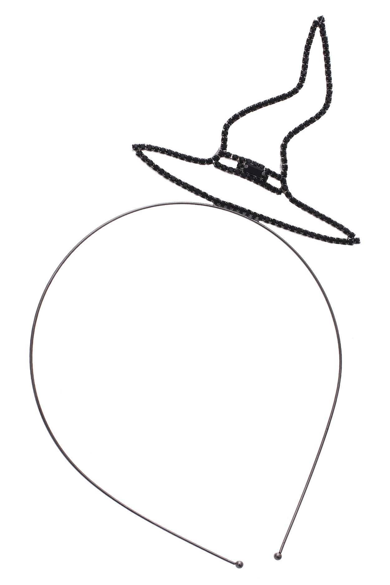 Rosemarie CollectionsWomen's Halloween Rhinestone Witch Hat Headband