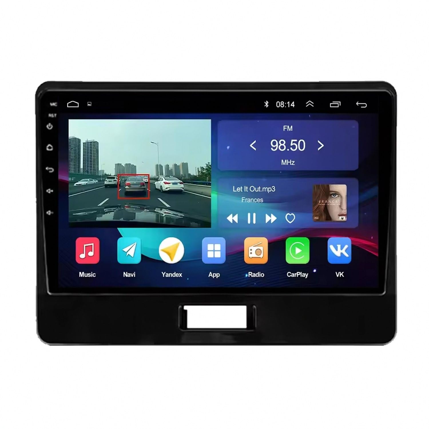 Wyświetlacz Carplay dla Suzuki Wagon R6 2017-2021 Odtwarzacz Samochodowy Z Ekranem Dotykowym Hd, Carplay, Bluetooth, Wi-Fi, Radiem., 4 Rdzeń 1G+16G