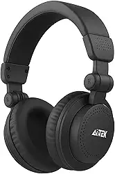 Fone de Ouvido Headphone com Fio Driver 57mm Entradas P2 e P10 para DJ e Gamers - Preto