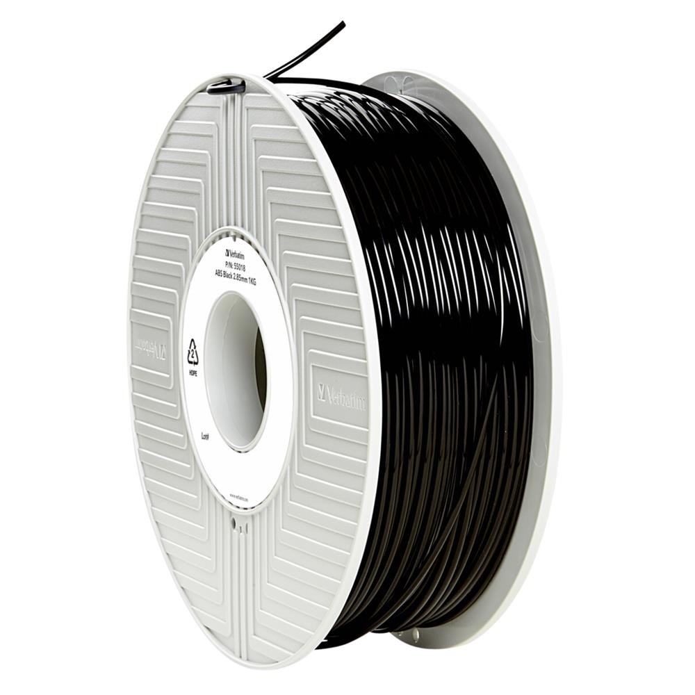 Verbatim Bobine de Filament en ABS plastique 2,85 mm 1 kg Noir