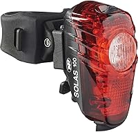 NiteRider Solas 100: 100-Lumen USB Rechargeable Daylight Visible Bike Tail Light - Easy Mount, 7.5Hr Flash for Commuting Safety
