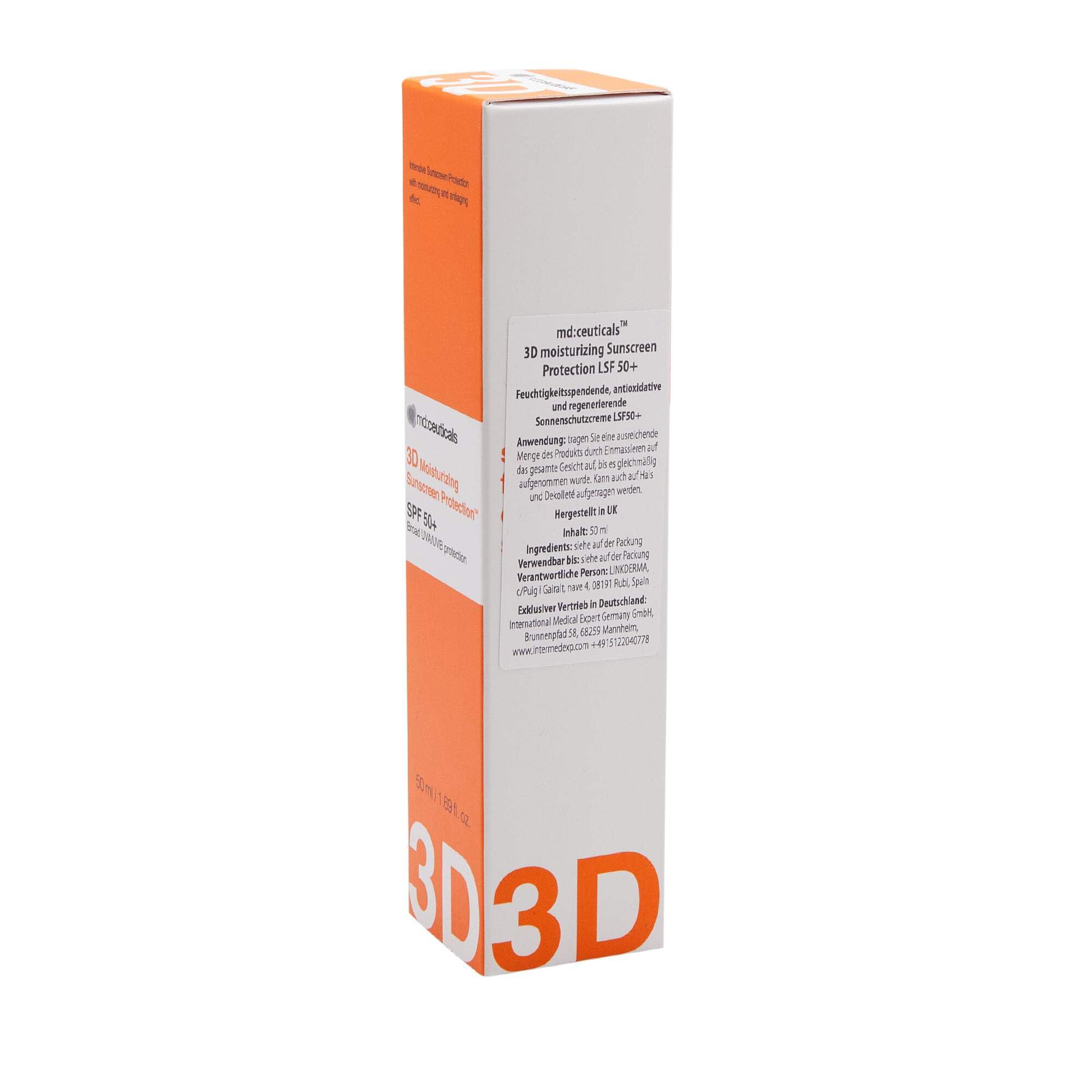 3D Moisturizing Sunscreen Protection SPF 50+