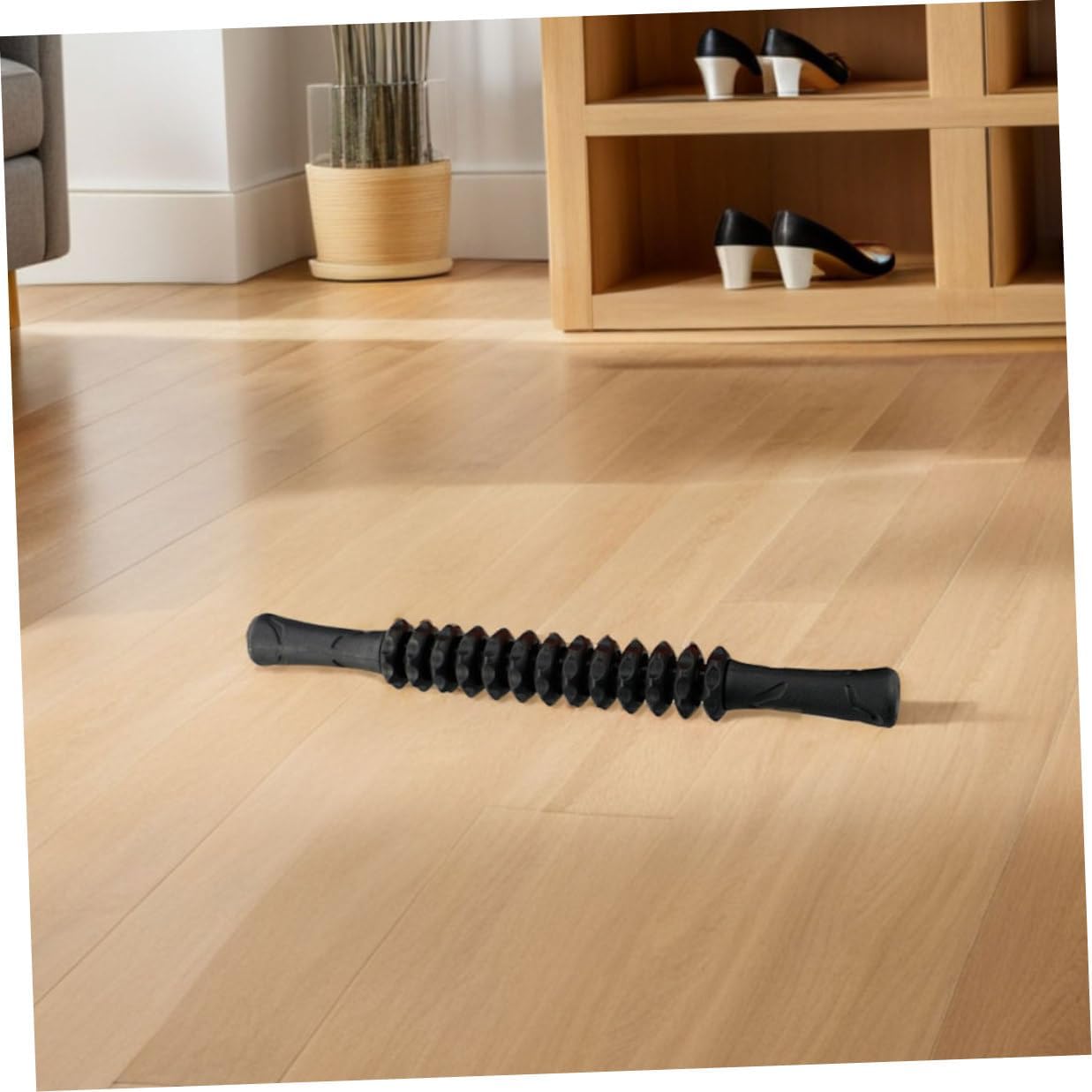 Muscle Roller Stick for Legs and Back, Handheld Manual Massage Stick with Trigger Point Tool, Portable Deep Tissue Massage Roller for Full Body Muscle Relaxation and Relief