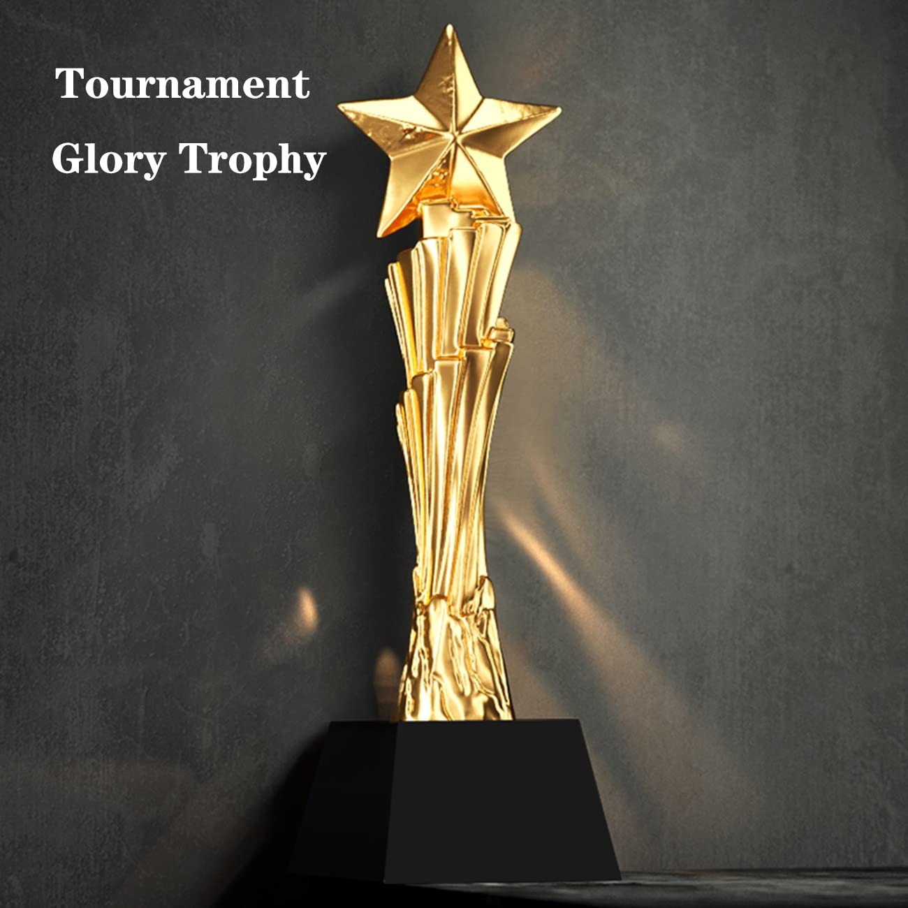 Pokale, Medaillen Auszeichnungen Goldene Fünfzackige Sterntrophäe Meistertrophäe des Wissenswettbewerbs Belohnen Sie Kinder Mit Trophäen Turnier-Ruhm-Trophäe Schriftzug Trophäe Pokale