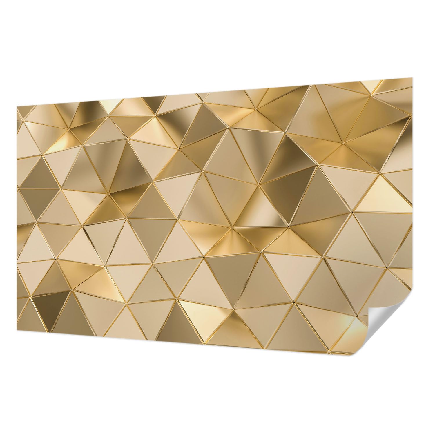 Papier Peint Autocollant Chambre et Salon Tulup 416x254 cm déco murale triangulaire